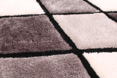 3D CARVED DIAMOND GREY