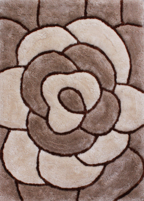 3D CARVED ROSE NATURAL