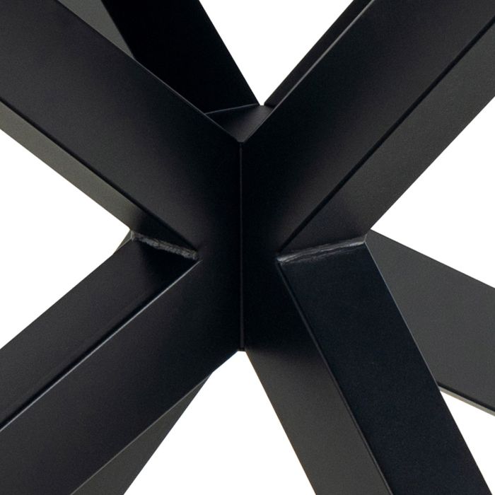 Heaven Extendable Dining Table with Ceramic Black Top 200-240cm