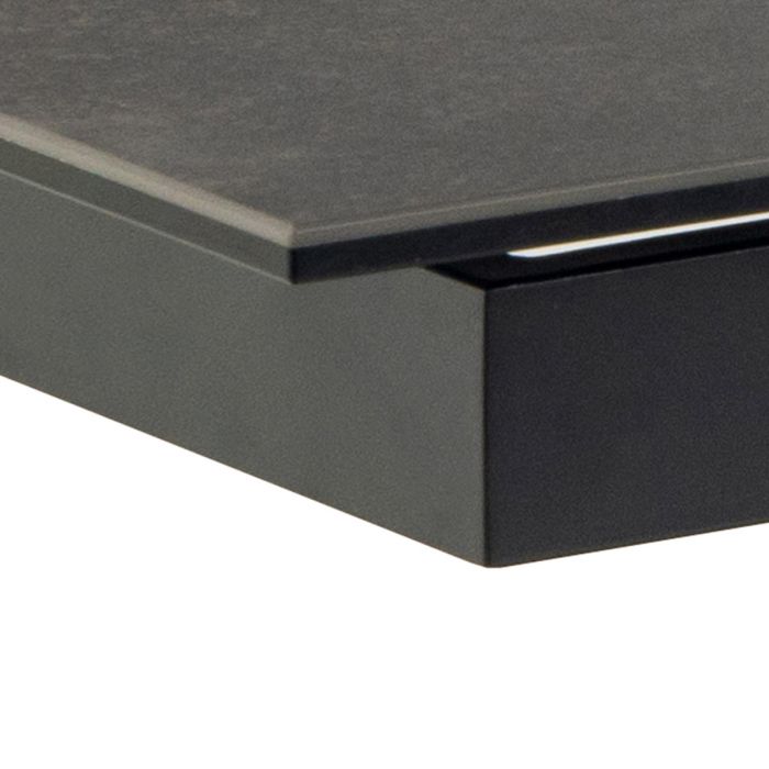 Heaven Extendable Dining Table with Ceramic Black Top 200-240cm