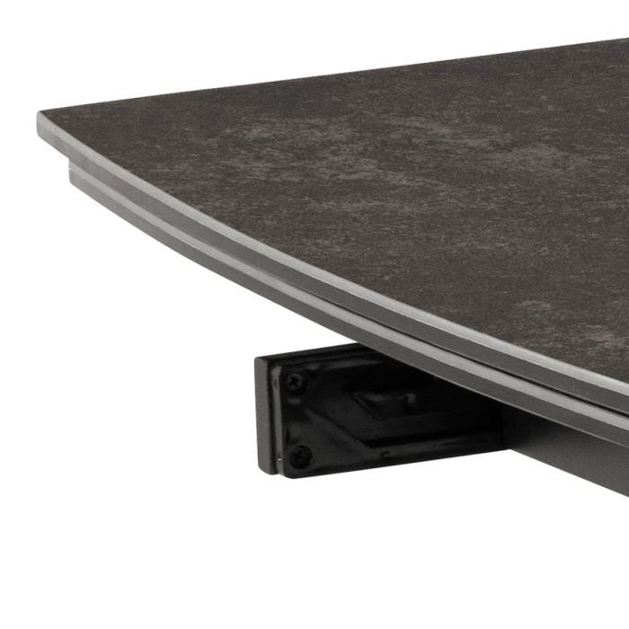 Blackburn Black Ceramic Extending Dining Table