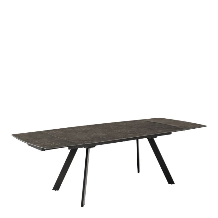 Blackburn Black Ceramic Extending Dining Table