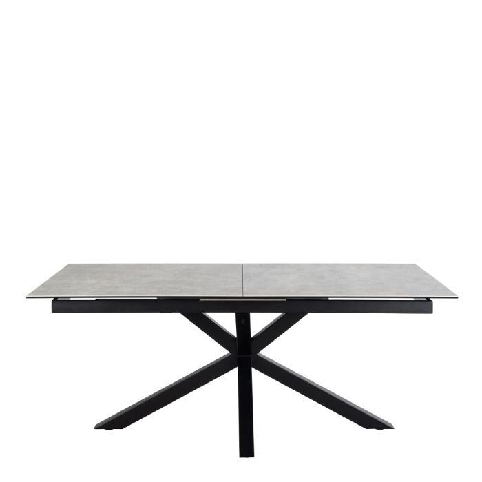 Heaven Extendable Dining Table with Ceramic Grey Top 200-240cm
