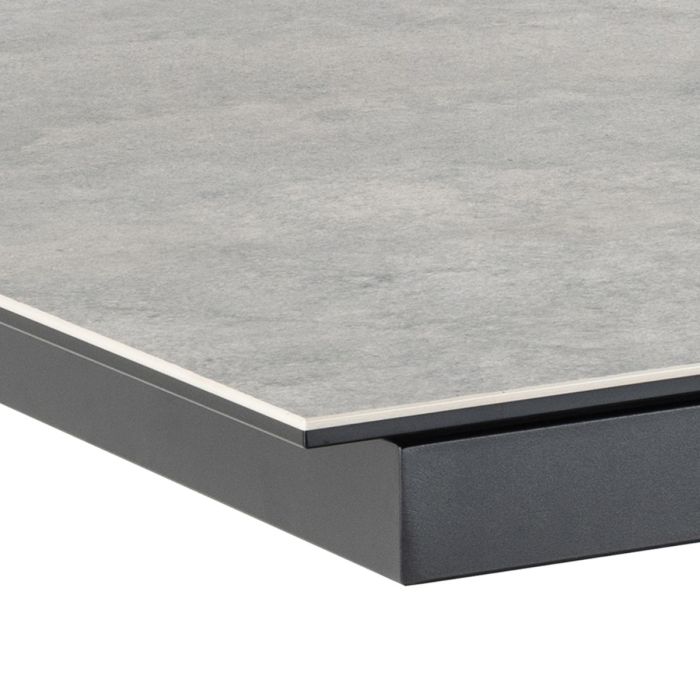 Heaven Extendable Dining Table with Ceramic Grey Top 200-240cm