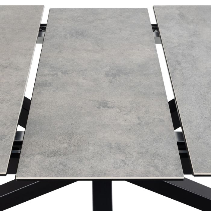 Heaven Extendable Dining Table with Ceramic Grey Top 200-240cm