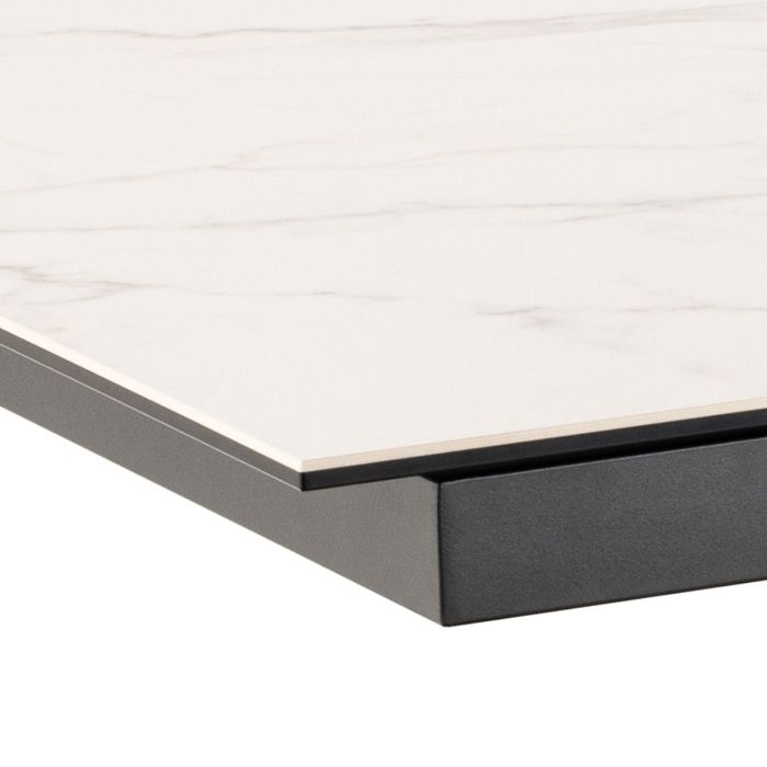 Heaven Extendable Dining Table with Ceramic White Top 200-240cm