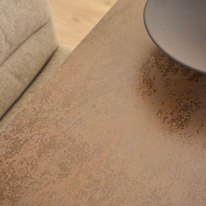 Heaven Dining Table with Ceramic Rusty Brown Top 135x75.5cm