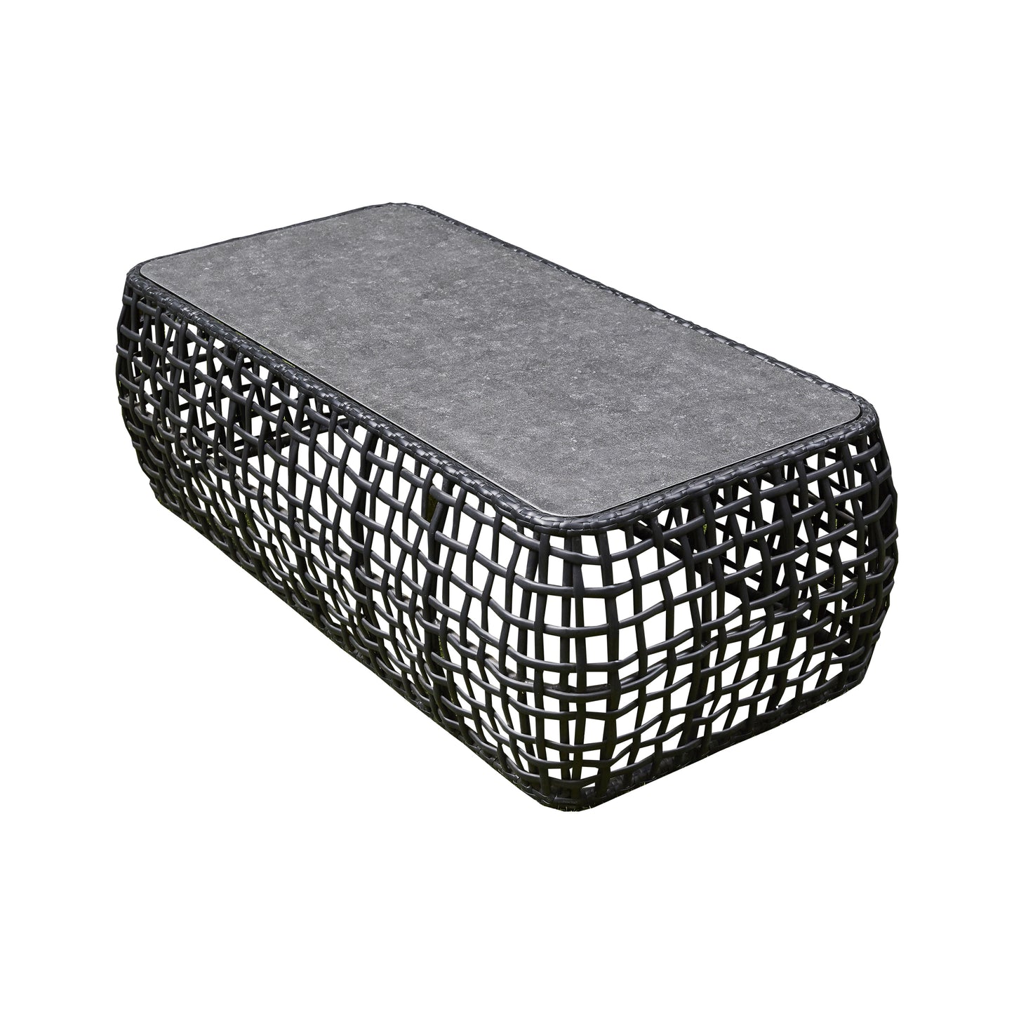 Nativa Rattan Corner Sofa Set - Black