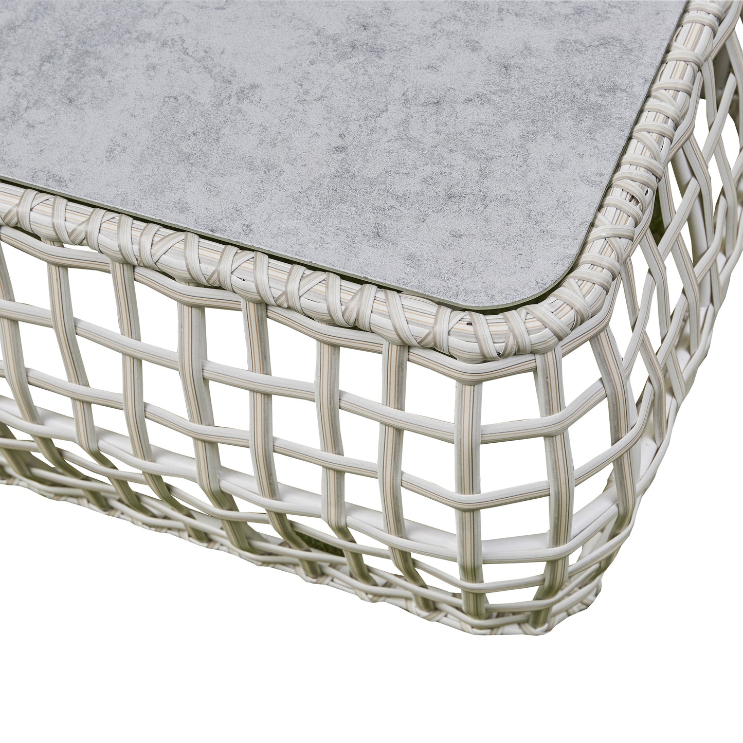 Kendara Rattan Corner Sofa Set - Grey