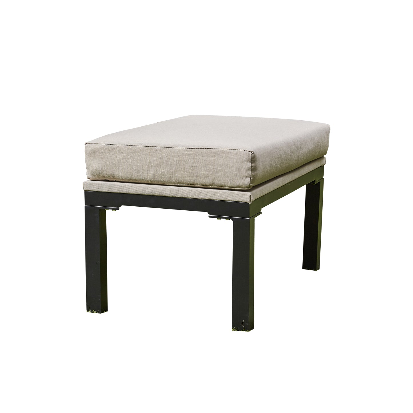 Cavara Aluminium Firepit Dining Set - Beige
