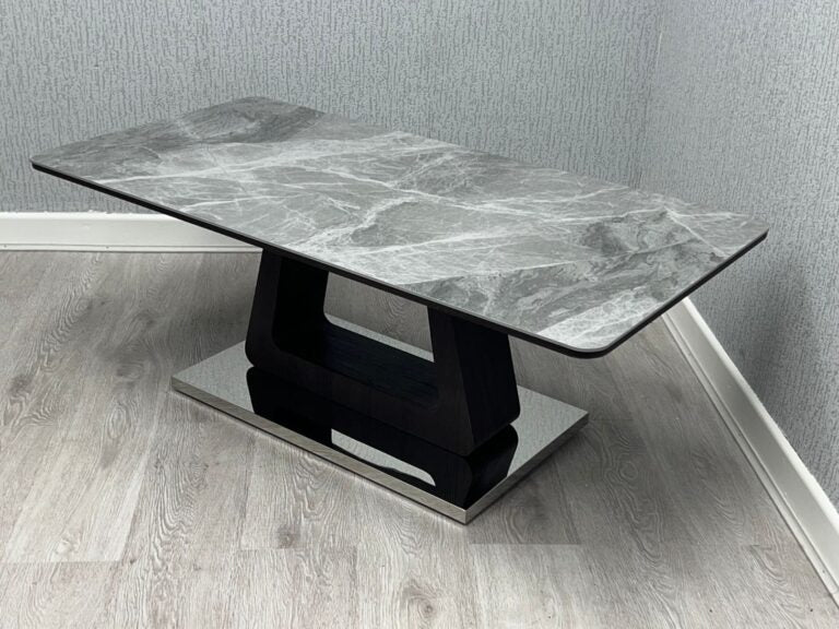 Zermatt Coffee Table With Grey Ceramic