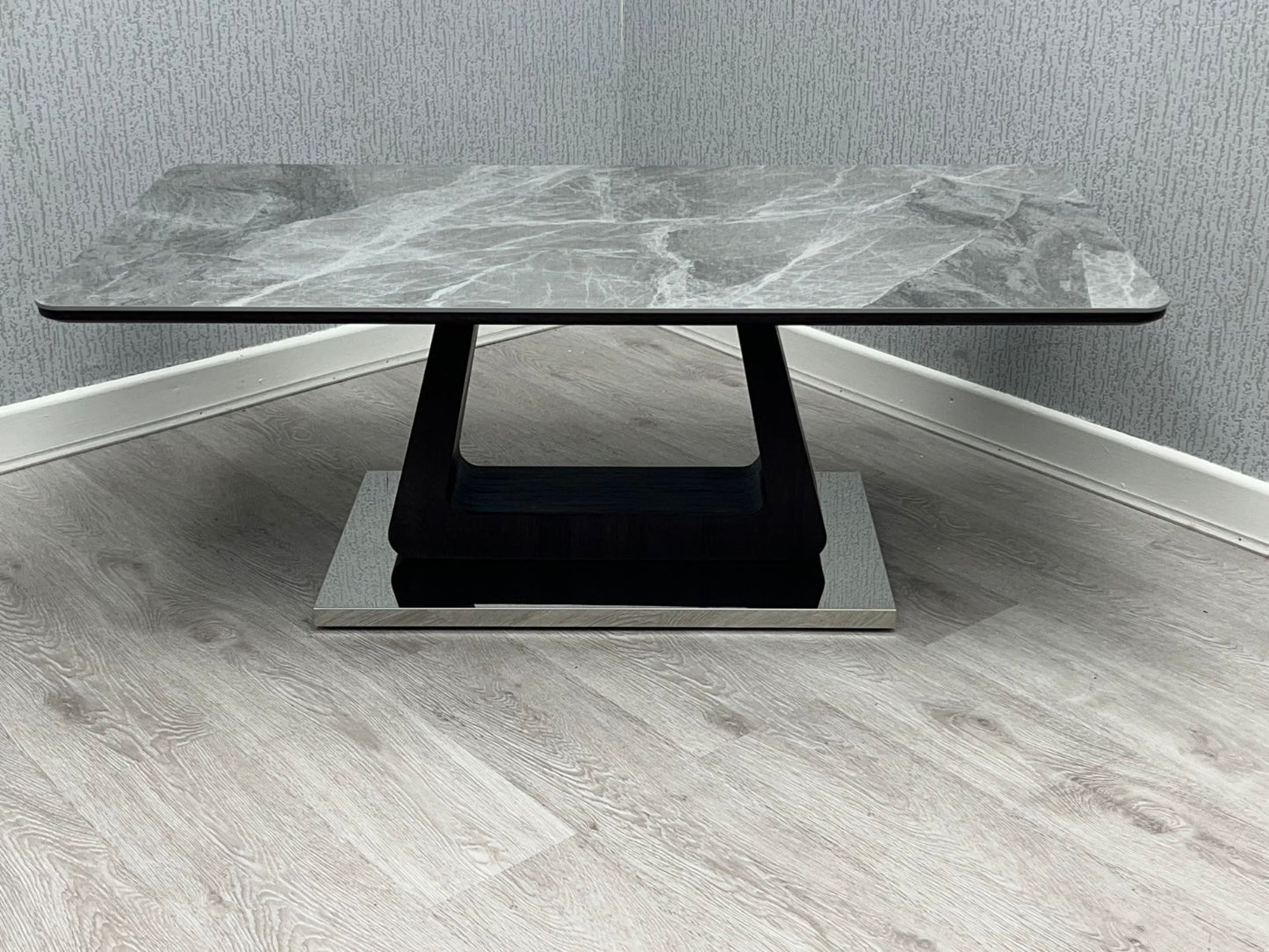 Zermatt Coffee Table With Grey Ceramic