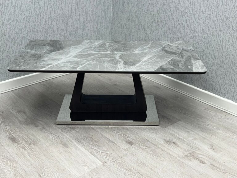 Zermatt Coffee Table With Grey Ceramic