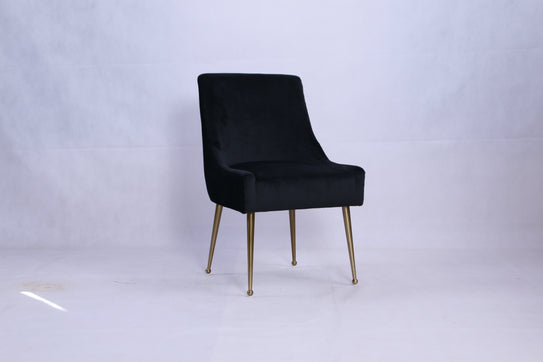 Milan Black Gold Dining Chair