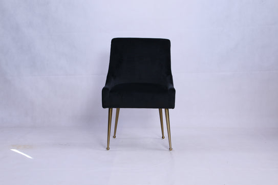 Milan Black Gold Dining Chair