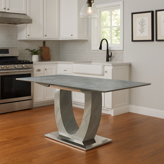 London 1.6-2m Extending Ceramic Dining Table