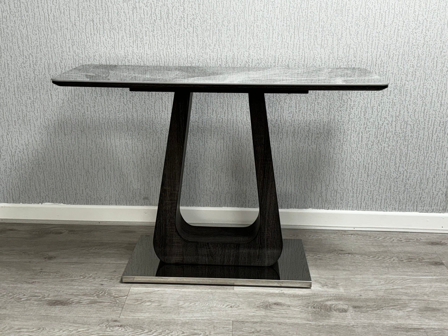 Zermatt Console Table With Grey Ceramic