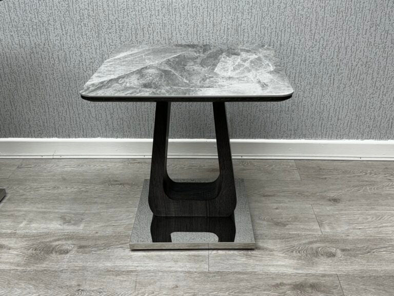 Zermatt Lamp Table With Grey Ceramic