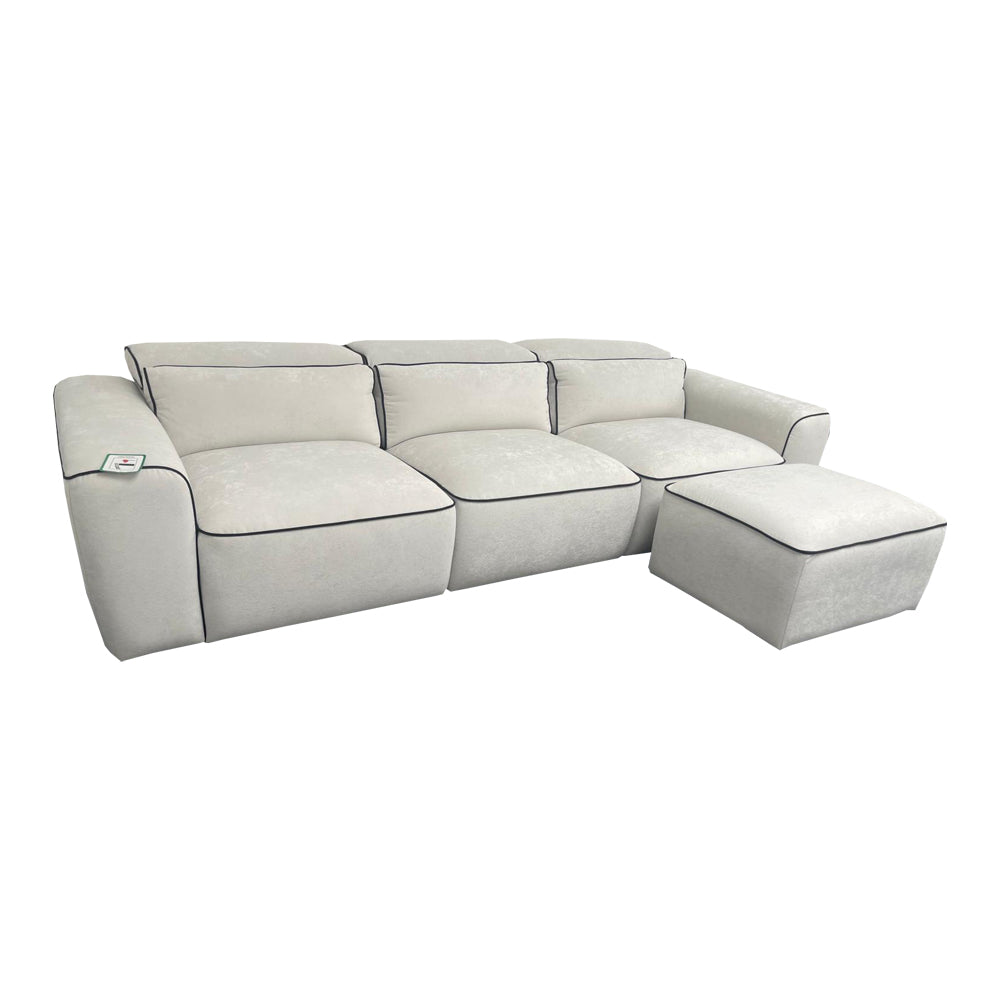 Lirae 3 Seater Sofa - Light Grey