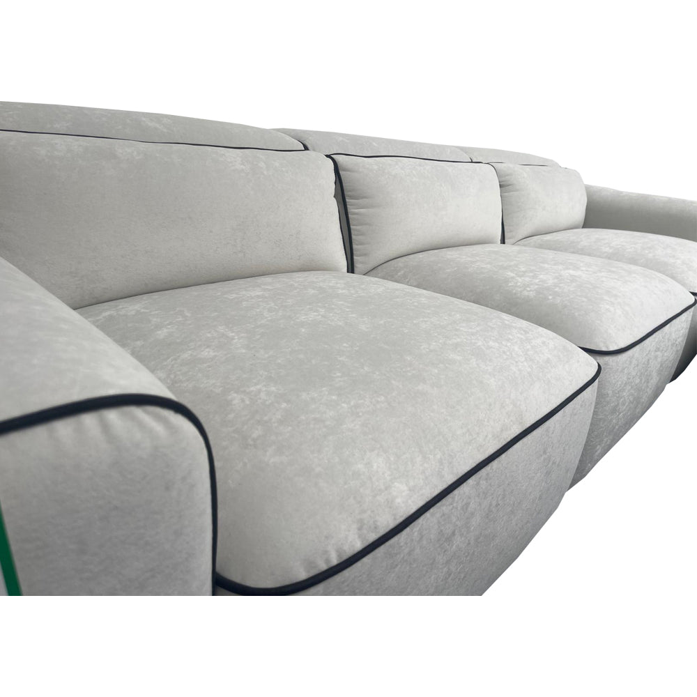 Lirae 3 Seater Sofa - Light Grey