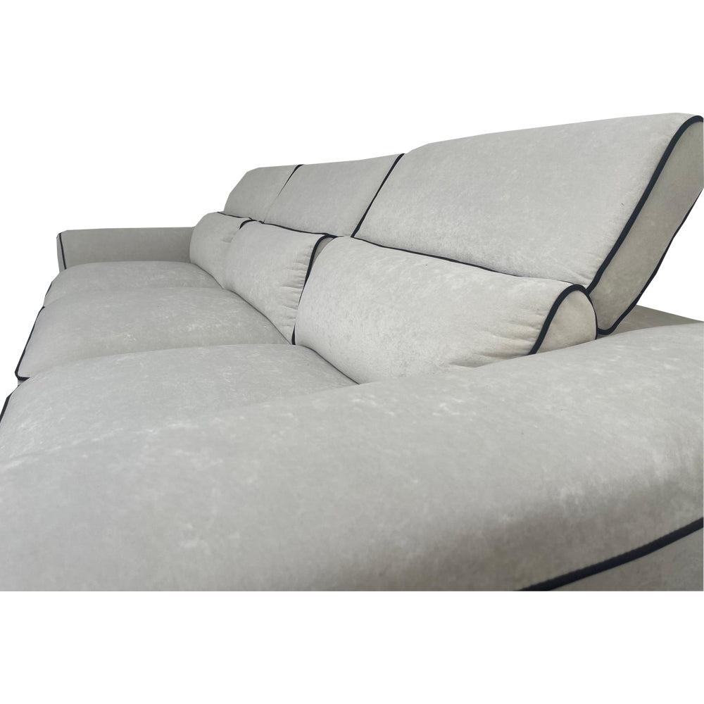 Lirae 3 Seater Sofa - Light Grey
