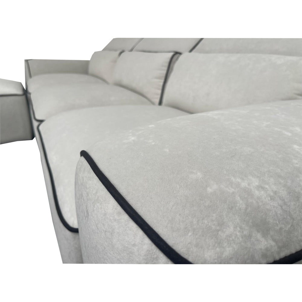 Lirae 3 Seater Sofa - Light Grey