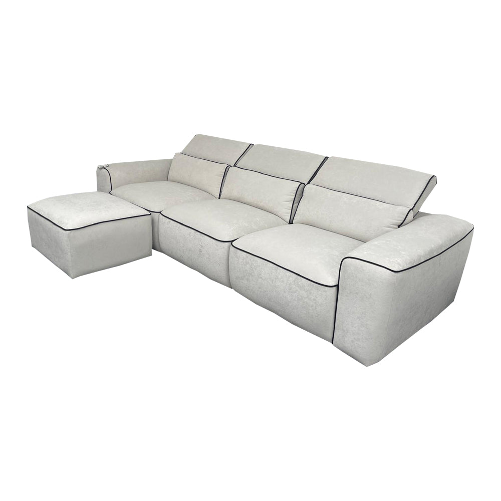 Lirae 3 Seater Sofa - Light Grey