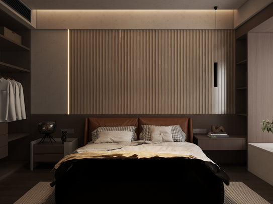 Dark Oak UPVC Seamless Wall Panel