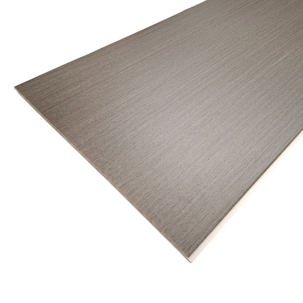 Wood Effect WPC Flat Style Wall Panels - Ash Grey