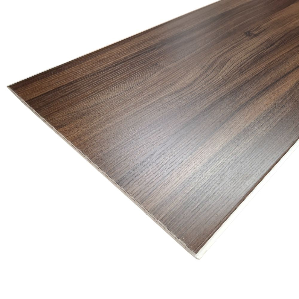Wood Effect WPC Flat Style Wall Panels - Walnut