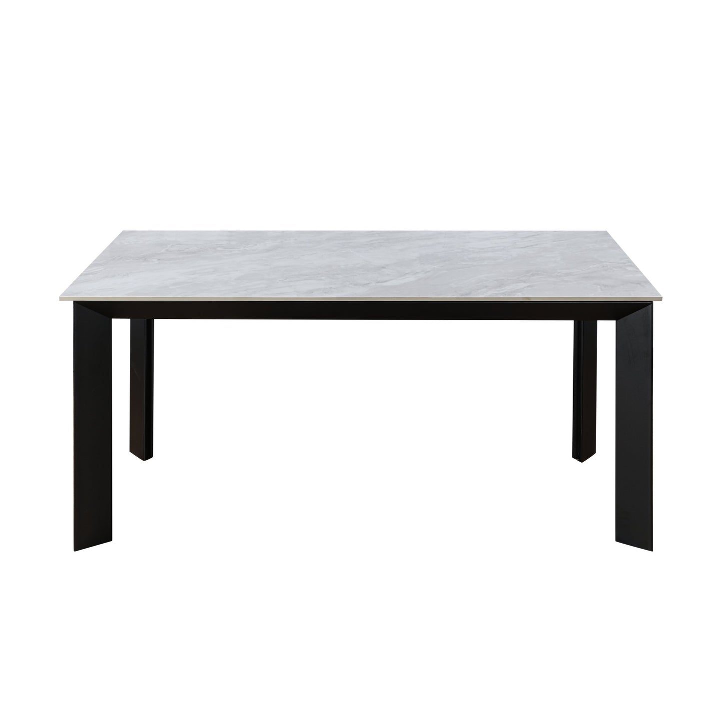 Riley Ceramic Pearla Grey 160-220cm - Extending Gloss