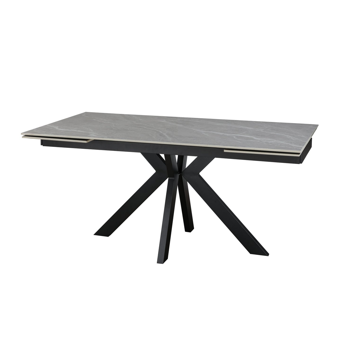 Emris Ceramic Argento Grey 160-200-240cm - Extending Matt