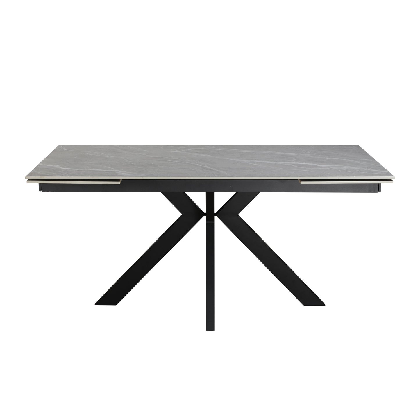 Emris Ceramic Argento Grey 160-200-240cm - Extending Matt