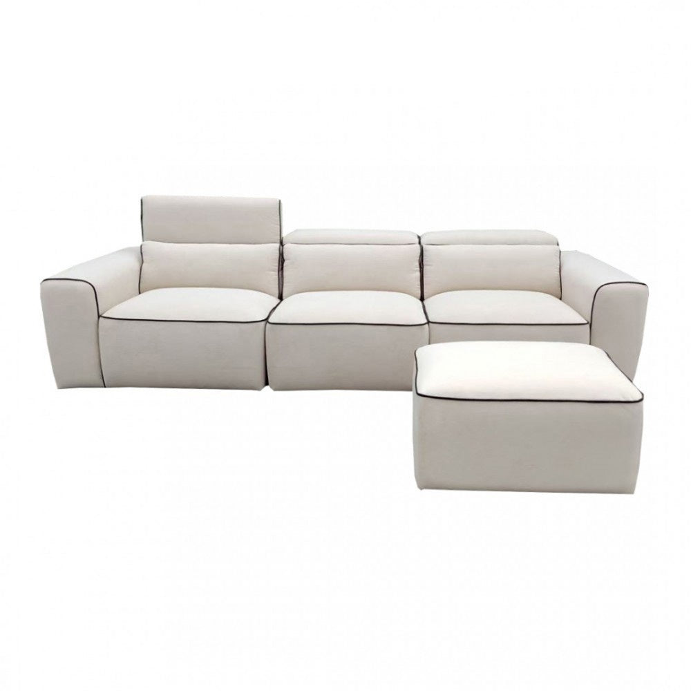 Lirae 3 Seater Sofa - Cream