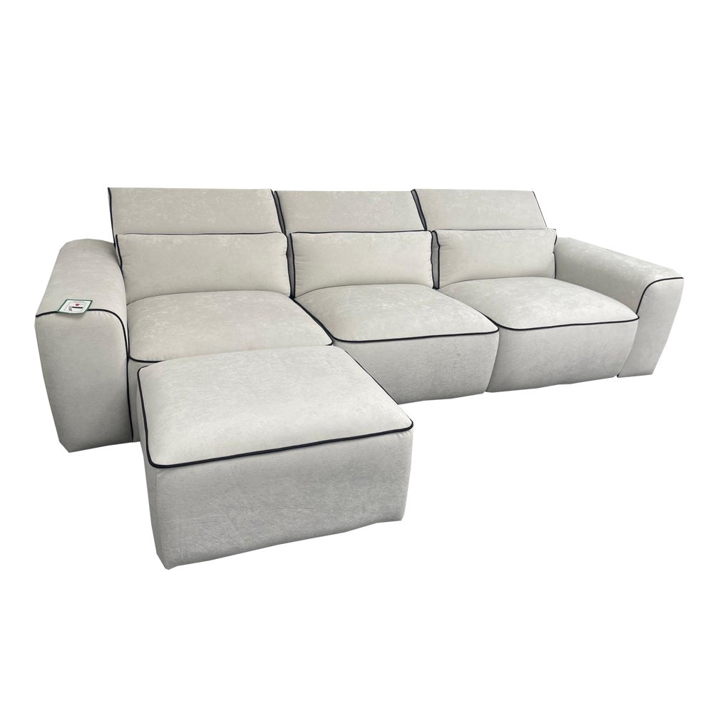 Lirae 3 Seater Sofa - Light Grey