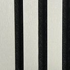 Acoustic Slatted Wall Panel - Metallic Light Grey  2.4m x 0.6m (4 Pieces)