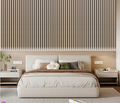 Acoustic Slatted Wall Panel - Oak 2.8m x 0.6m (3 Pieces)