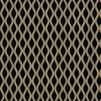 Acoustic Waved Wall Panel - Dark Oak 2.4m x 0.6m (4 Pieces)