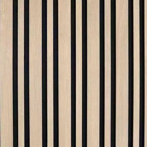 Acoustic Linear Wall Panel - Oak 2.4m x 0.6m (4 Pieces)