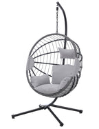 Hanging Egg Chair for Indoor and Outdoor - Light Grey