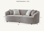 Nolita Boucle Teddy Sofa and Accent Chair (Koala or Latte Colour)