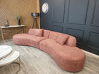 Miami Curved Boucle Sofa