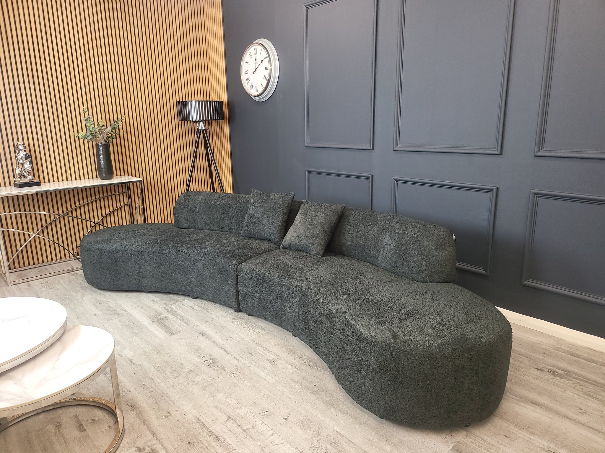 Miami Curved Boucle Sofa
