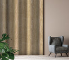 White Oak PVC Seamless Wall Panel 240 x 30cm (8 Pieces)
