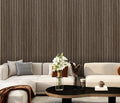 Dark Oak PVC Seamless Wall Panel 240 x 30cm (8 Pieces)