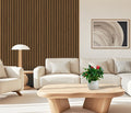 Walnut PVC Seamless Wall Panel 240 x 30cm (8 Pieces)