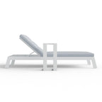 Dasia Outdoor Sun Lounger - White