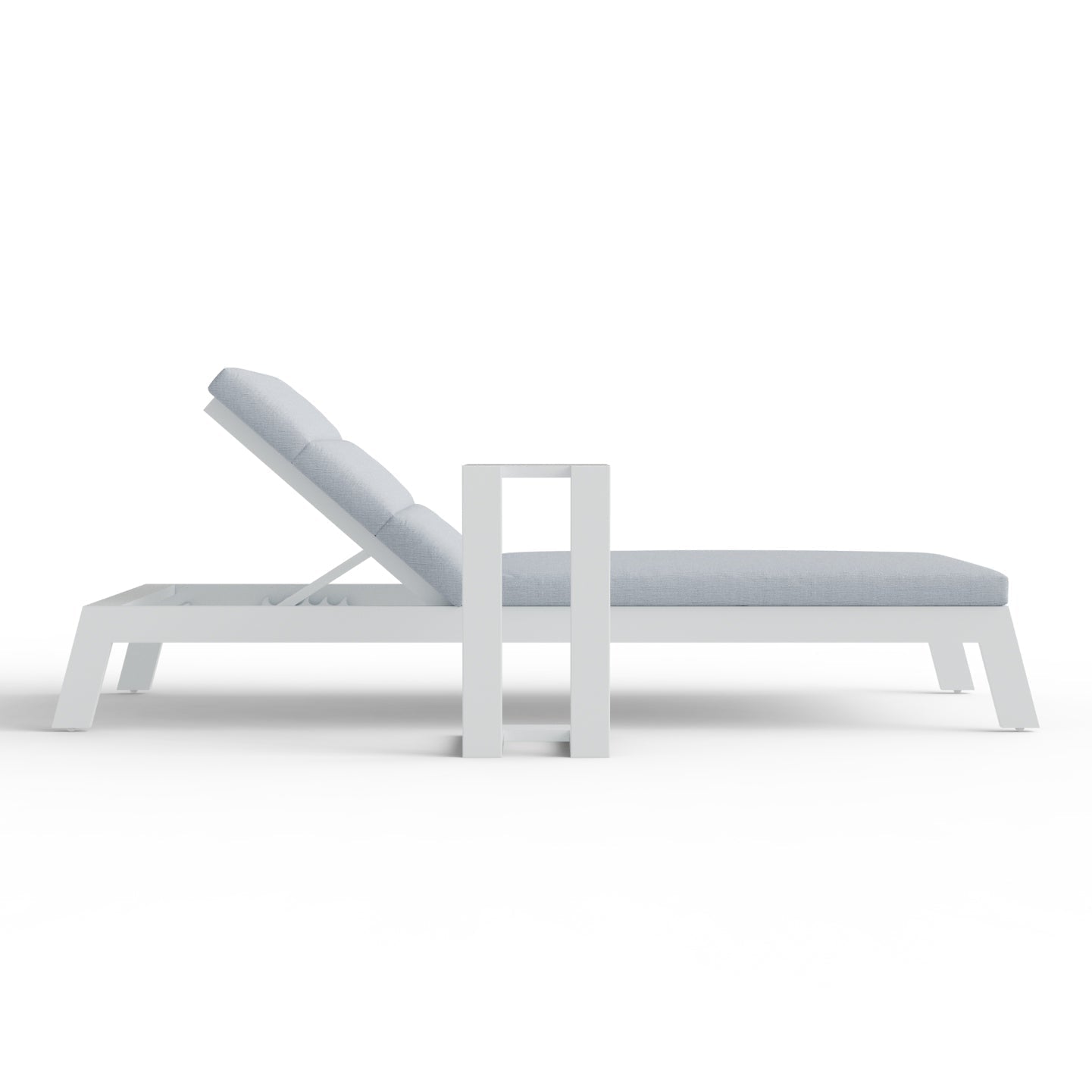 Dasia Outdoor Sun Lounger - White