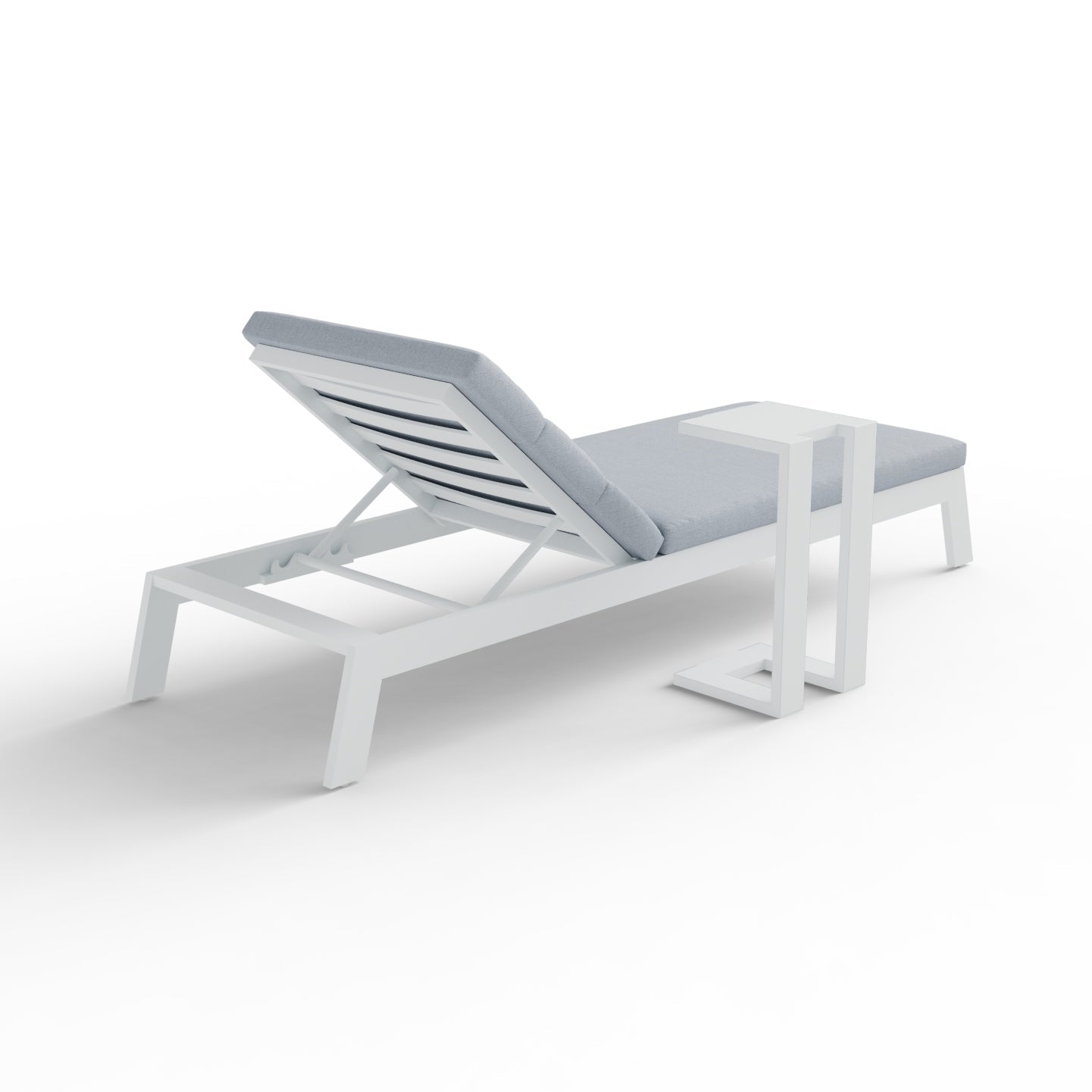 Dasia Outdoor Sun Lounger - White
