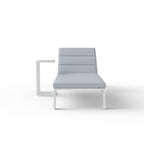 Dasia Outdoor Sun Lounger - White